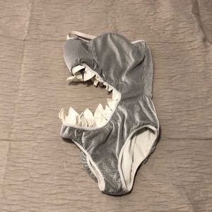 Shark bite bathing suit